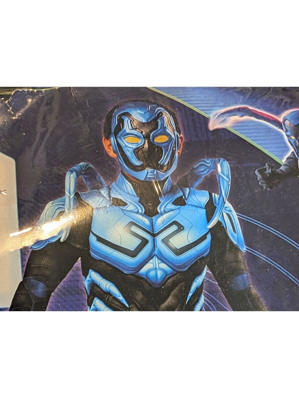 Blue Beetle Child Costume Large Size DC Superhero Halloween Outfit